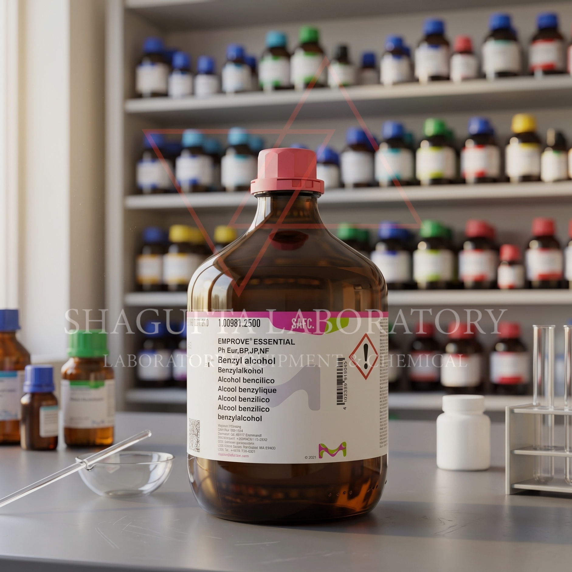 Benzyl Alcohol EMPROVE® ESSENTIAL Merck SAFC 2.5 Liter Original 100981 – Bahan Kimia Laboratorium & Industri