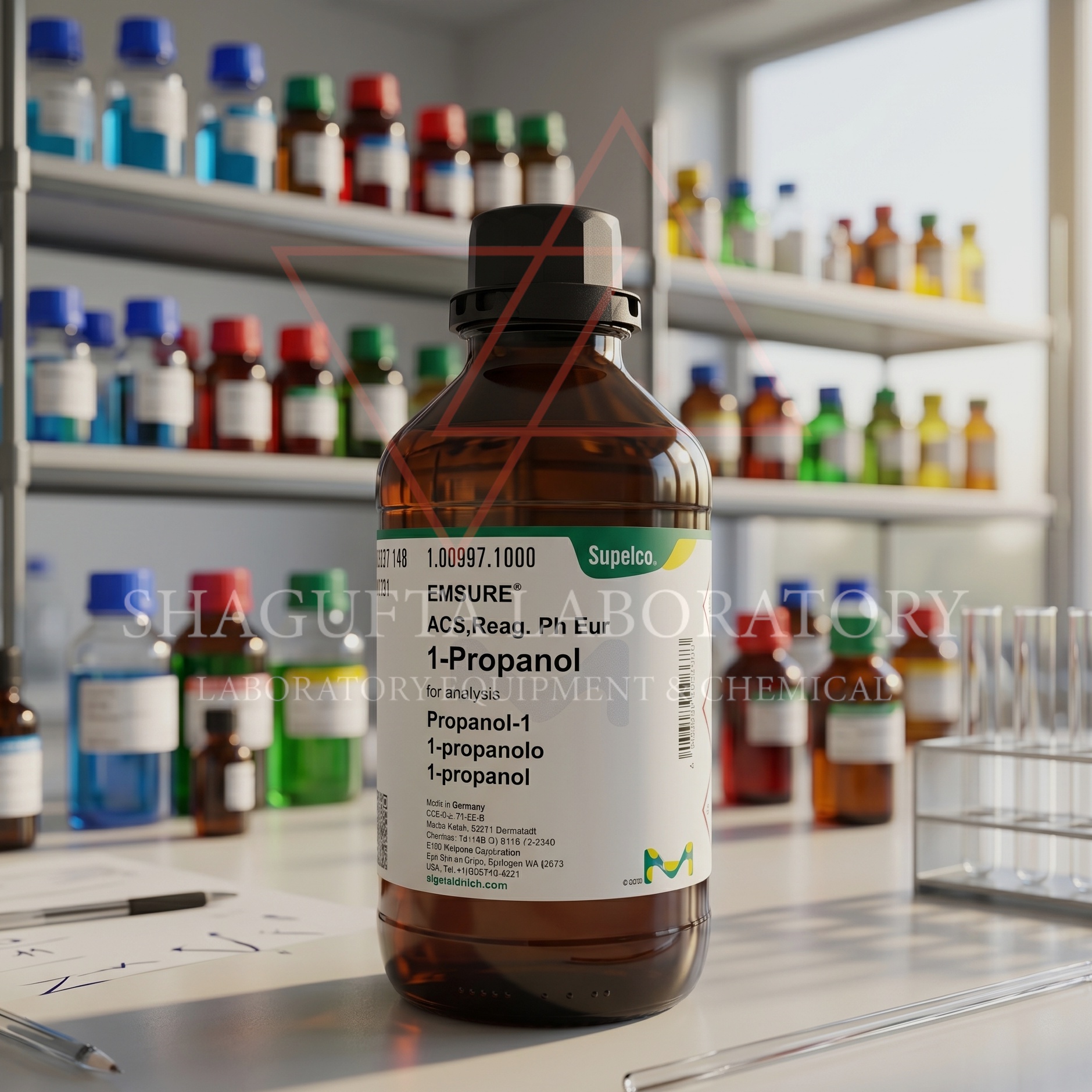1-Propanol EMSURE® Merck 1L 100997 – Propanol-1 for Analysis ACS Reag. Ph Eur Original