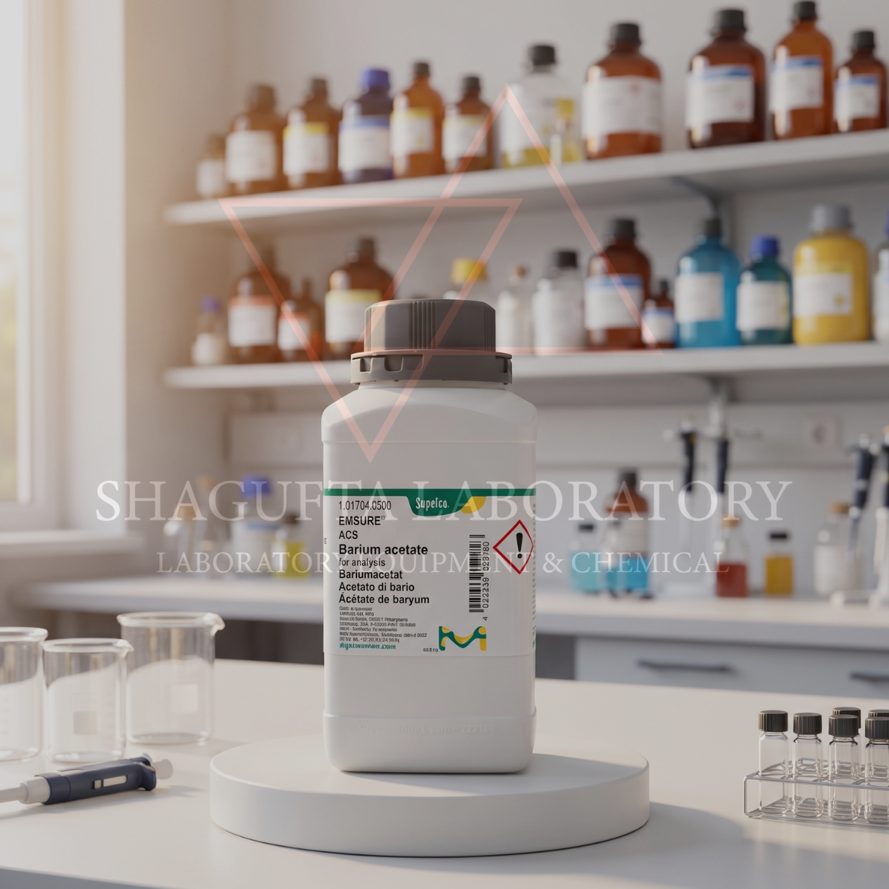 Barium Acetate EMSURE® ACS Merck 101704 Supelco 500g – Reagen Kimia Analisis Laboratorium