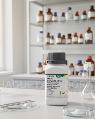 Bismuth(III) Nitrate Alkaline EMSURE® Reag. Ph Eur Merck 101878.0100 100g – Reagen Kimia Laboratorium