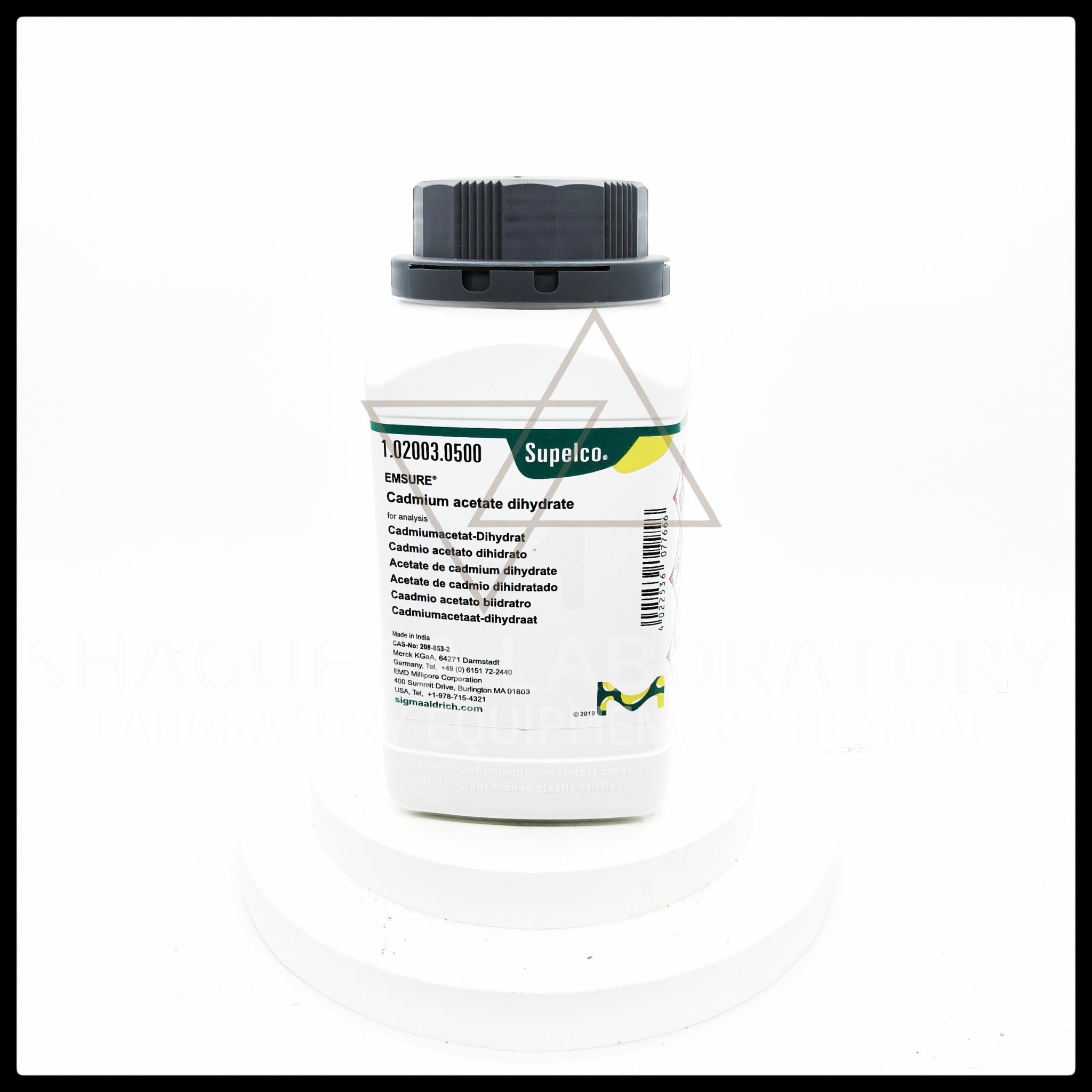 Cadmium Acetate Dihydrate EMSURE® Supelco Merck 1.02003.1GR – Reagen Kimia Analytical Grade (REPACK)