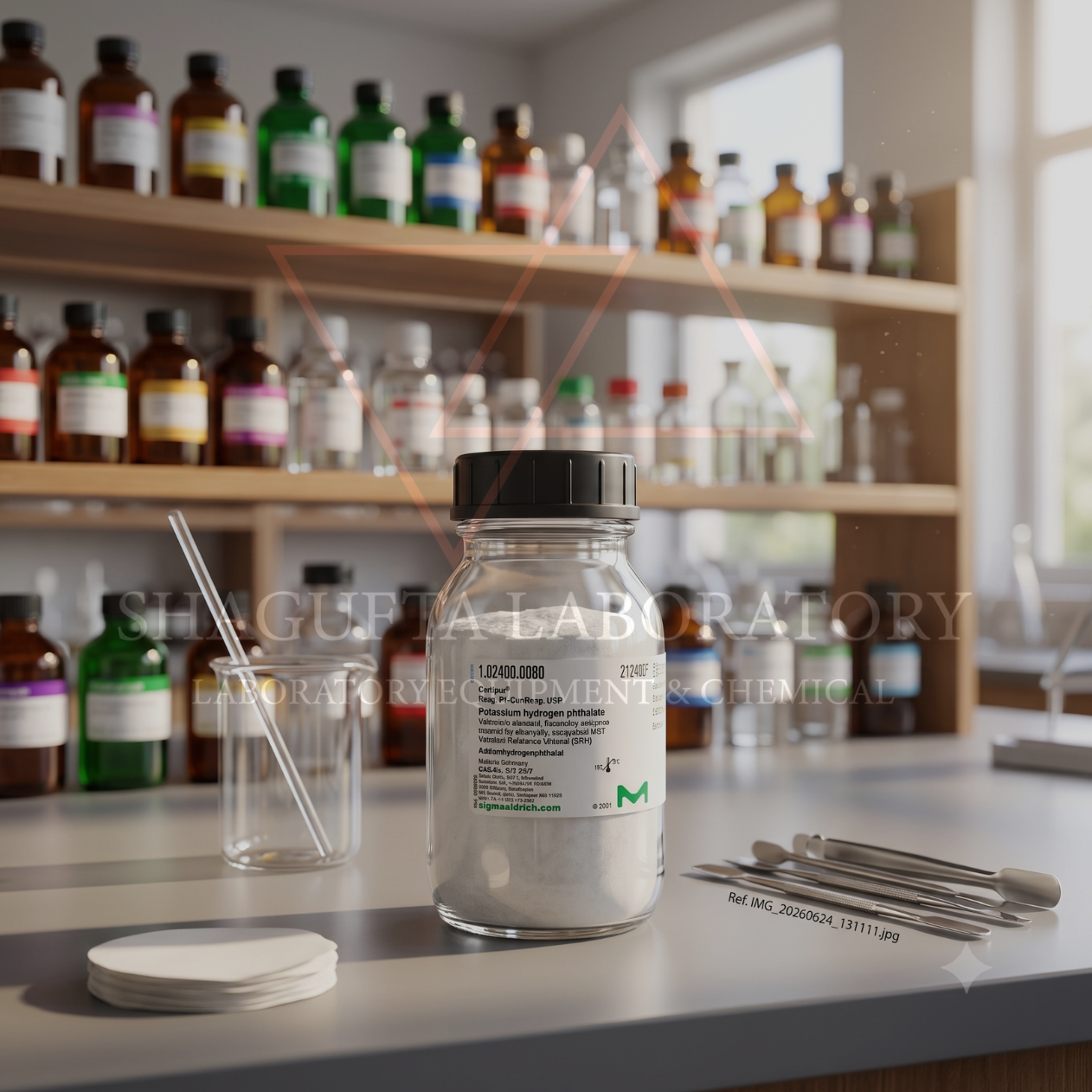 Potassium Hydrogen Phthalate EMPROVE® EXPERT Merck 102400 80 g | Standar Buffer & Kalibrasi Laboratorium