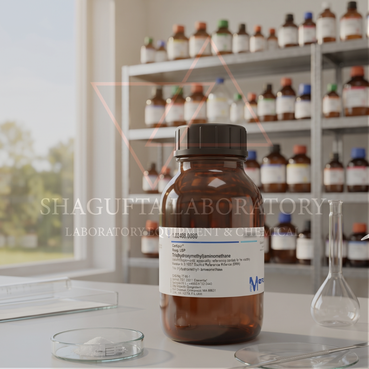 Tris(hydroxymethyl)aminomethane TRIS Merck 102408-80 g | Buffer Reagent Laboratorium