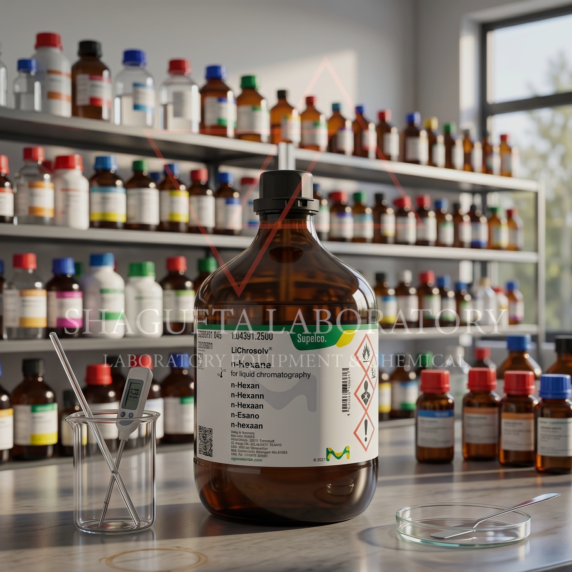 n-Hexane LiChrosolv Supelco Merck 104391 untuk Liquid Chromatography HPLC 50ML (REPACK)