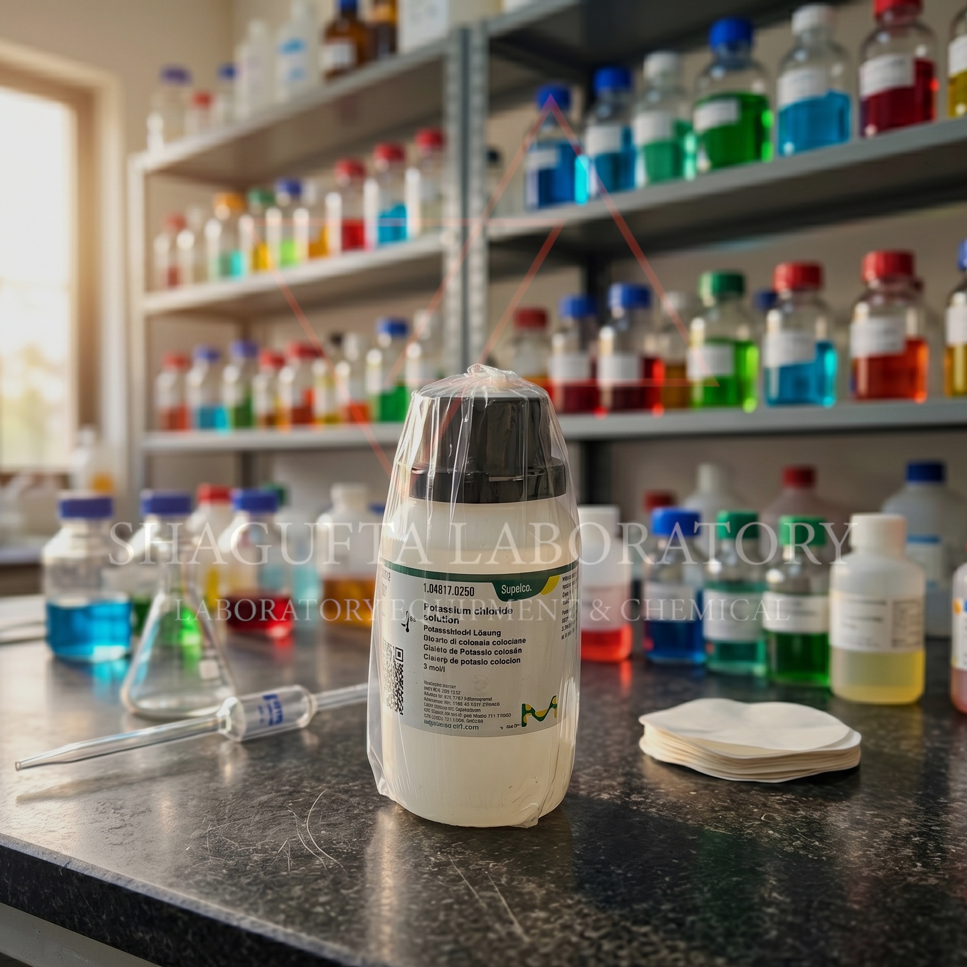 Potassium Chloride Solution 3 mol/L Supelco 104817 Merck 250 mL untuk Laboratorium & Analisis