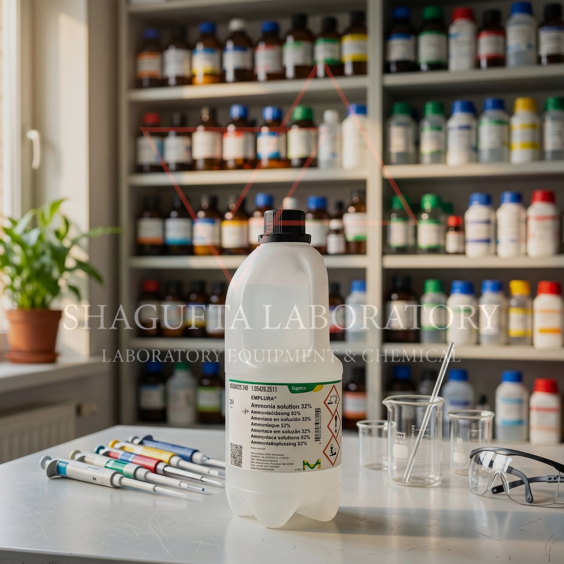 Ammonia Solution 32% EMPLURA Supelco Merck 2.5L untuk Laboratorium & Industri