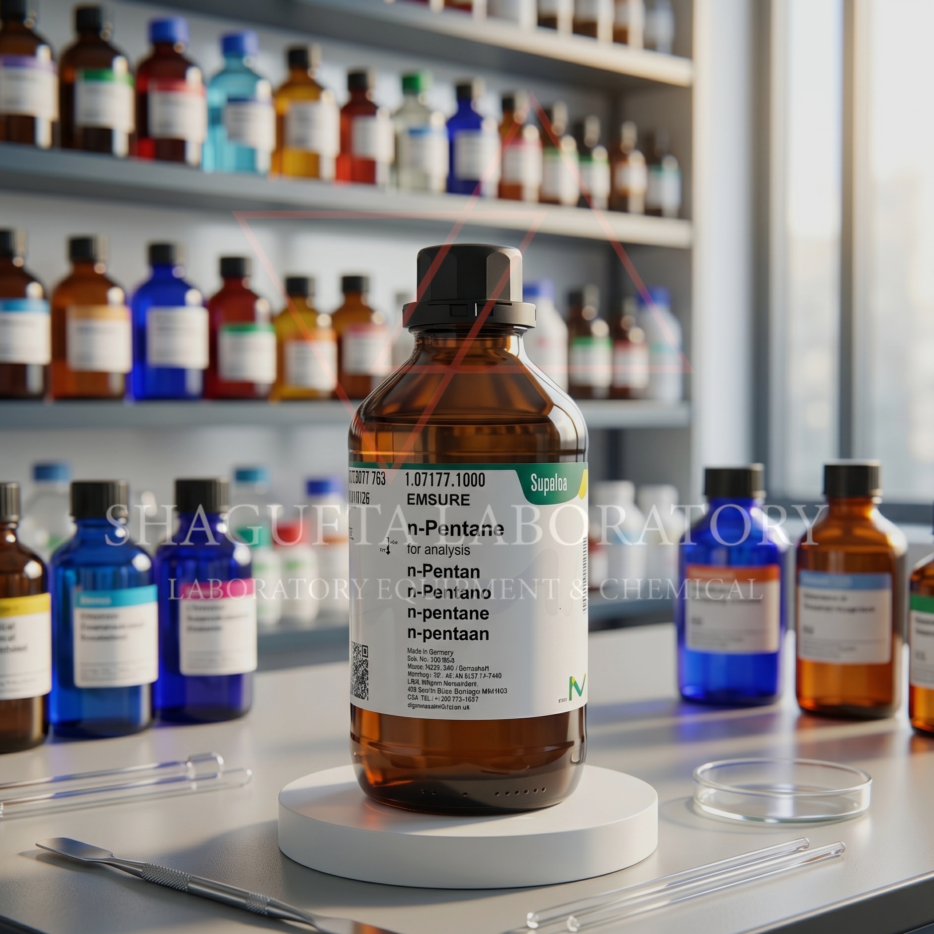 Supelco Merck EMSURE n-Pentane for Analysis 1.07177.1000 High Purity Laboratory Solvent 50ML (REPACK)