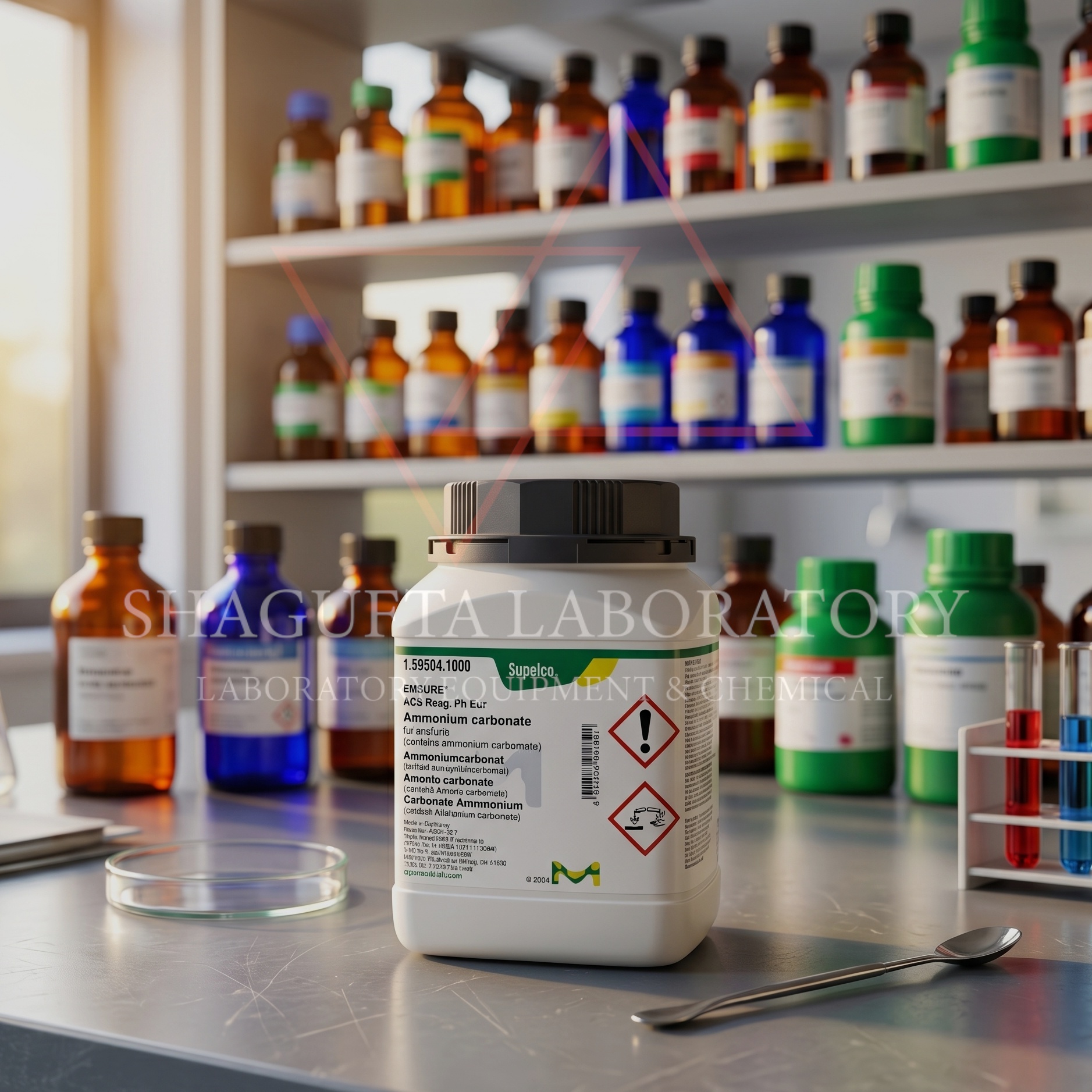 Ammonium Carbonate EMSURE ACS Ph Eur Merck 1.59504.1000 | Analytical Reagent Laboratory Grade – Shagufta Laboratory