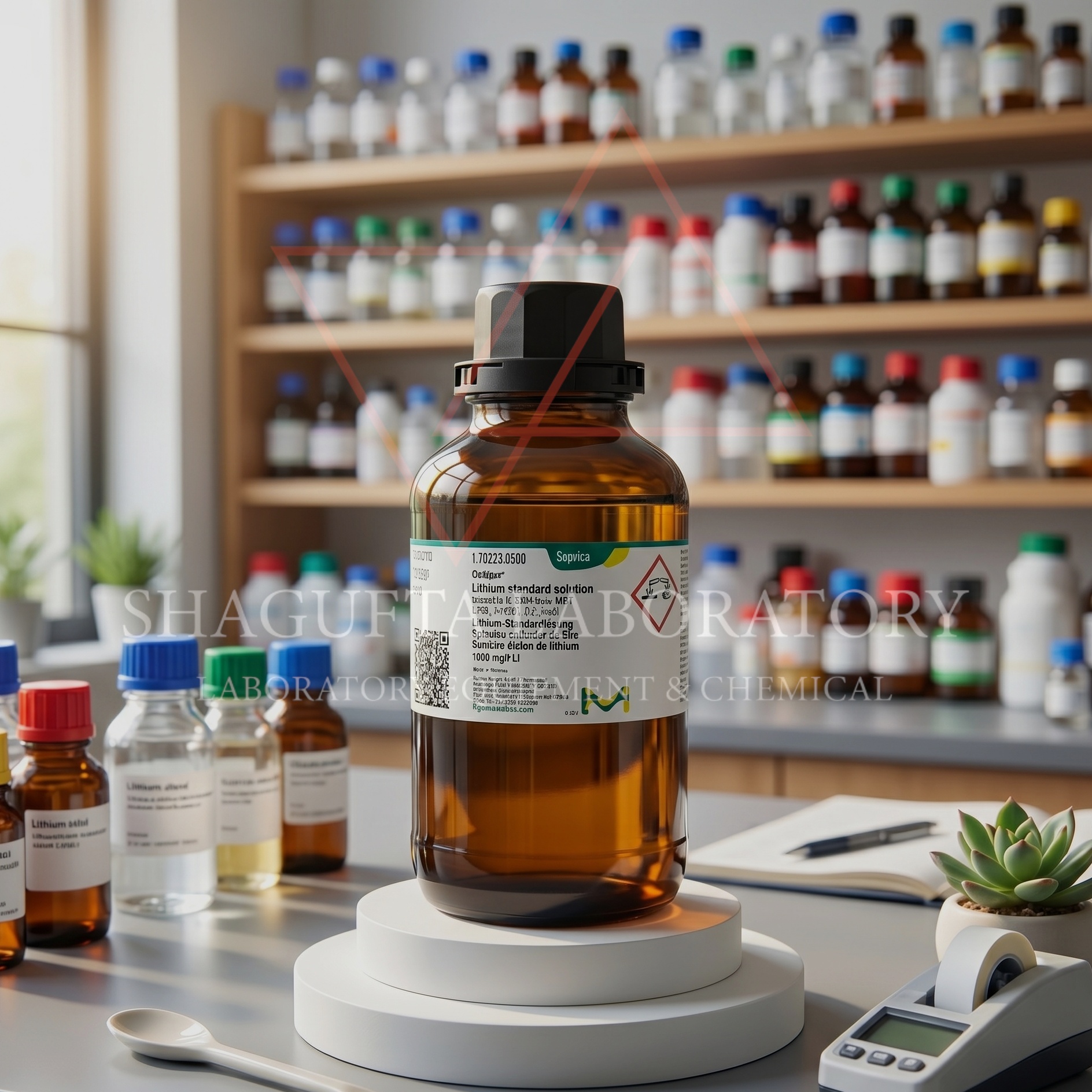Lithium Standard Solution Certipur Supelco 1.70223 merupakan larutan standar lithium berkualitas tinggi yang traceable ke NIST untuk kebutuhan kalibrasi instrumen, validasi metode, quality control, dan analisis laboratorium profesional.