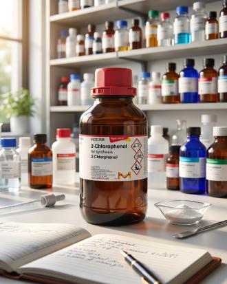 2-Chlorophenol for synthesis Sigma Aldrich kode 802253 merupakan bahan kimia laboratorium berkualitas tinggi untuk kebutuhan sintesis organik, penelitian, quality control, dan aplikasi industri. Cocok digunakan pada laboratorium pendidikan, farmasi, kimia, dan institusi penelitian profesional.