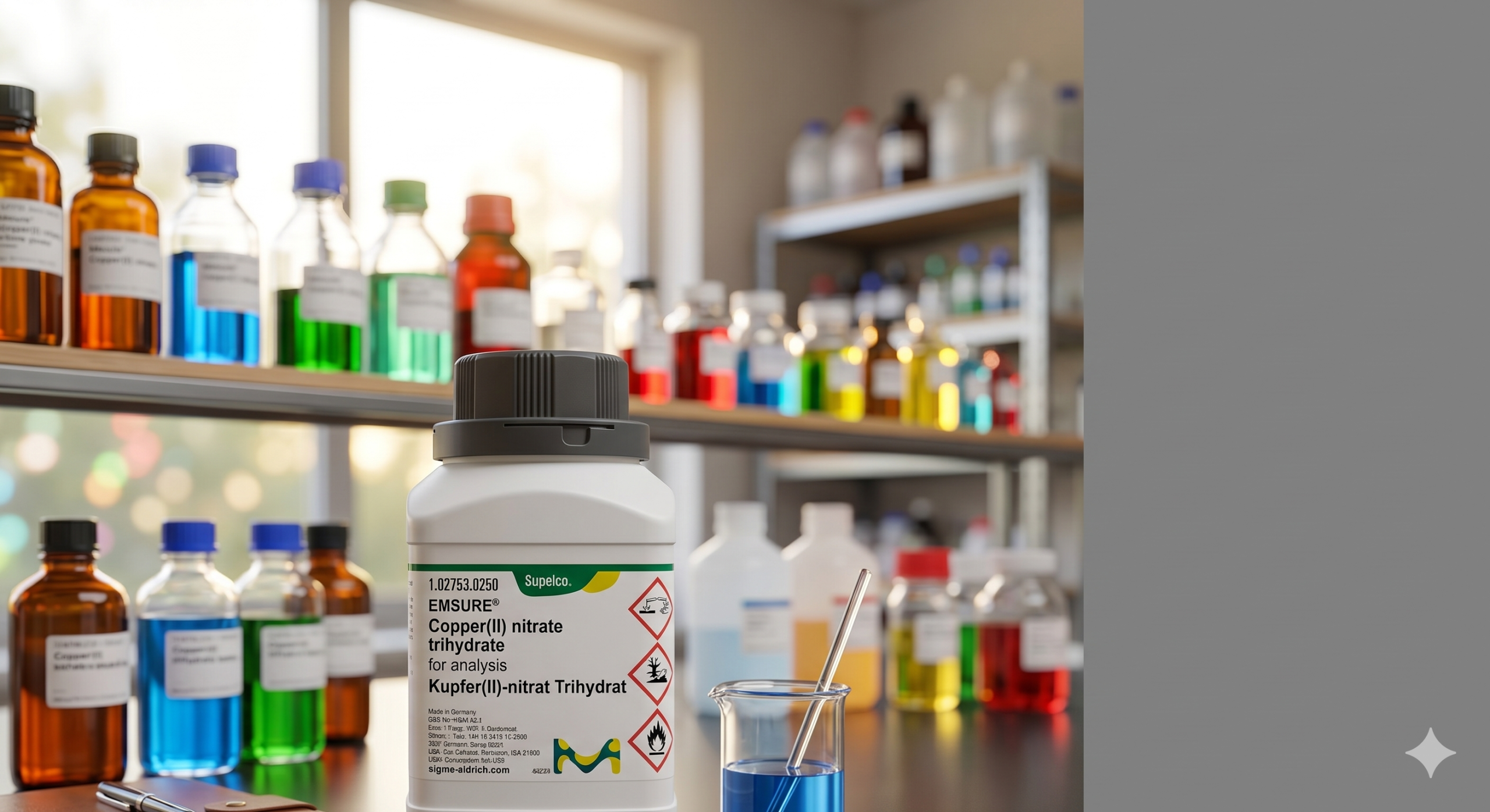 Copper(II) Sulfate Anhydrous EMSURE Merck 102791 250 g for Analysis