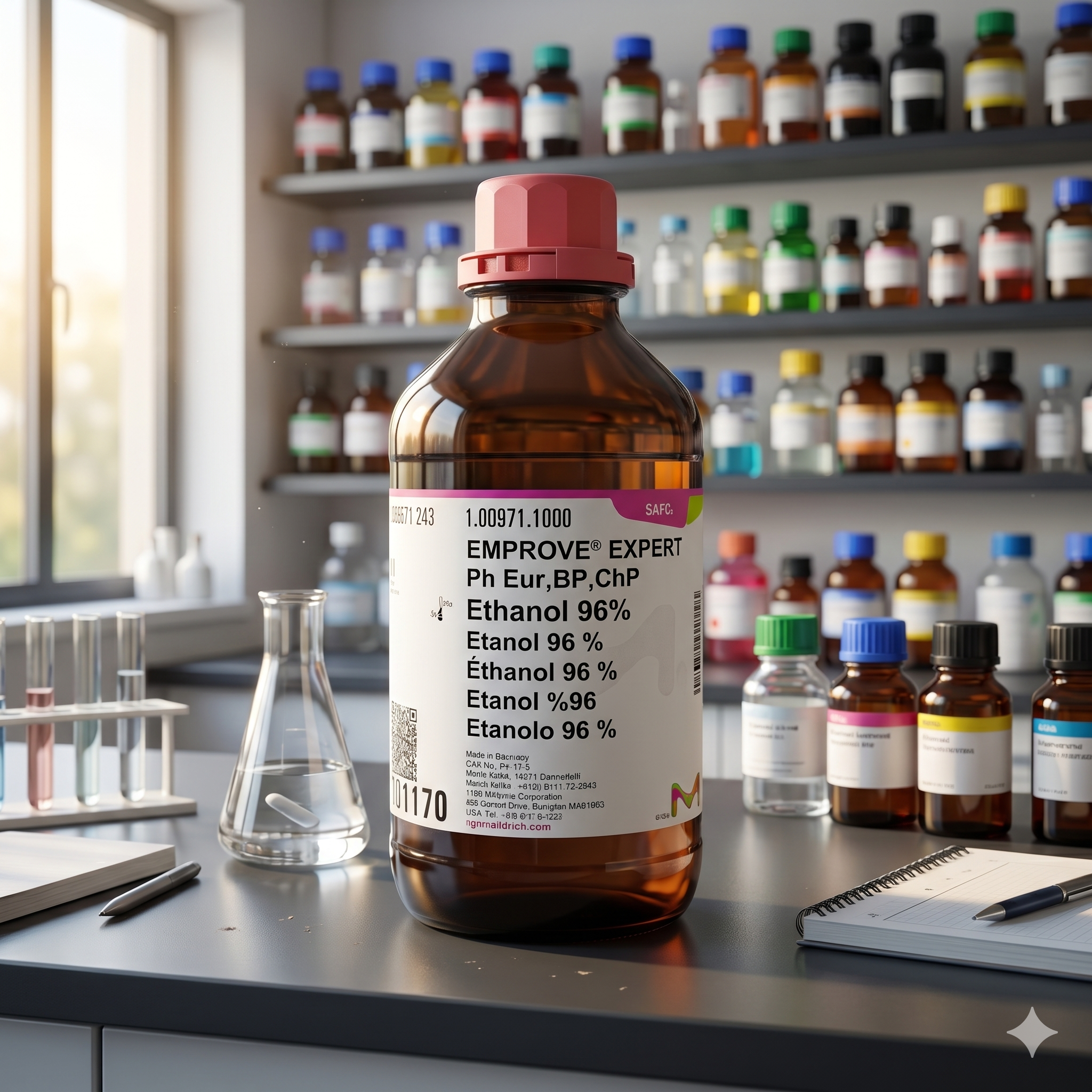 Ethanol 96% Merck EMPROVE EXPERT 50ML – Etanol Pharmaceutical Grade untuk Laboratorium & Industri (REPACK)