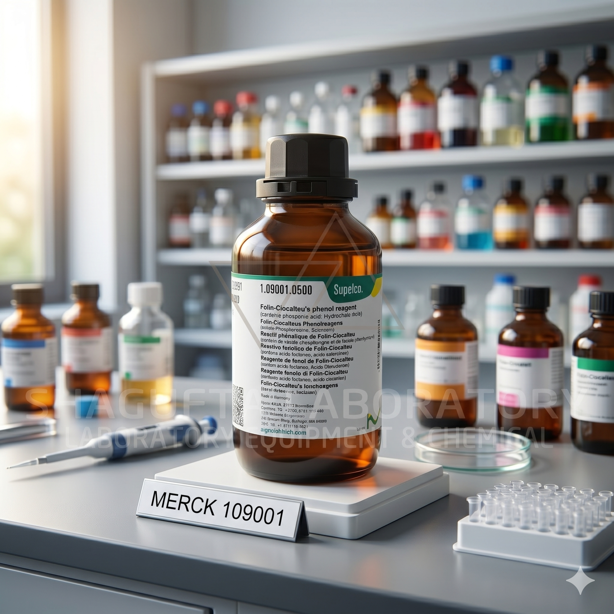 Supelco Folin-Ciocalteu’s Phenol Reagent 1.09001.0500 – Reagen Analisis Fenol untuk Laboratorium