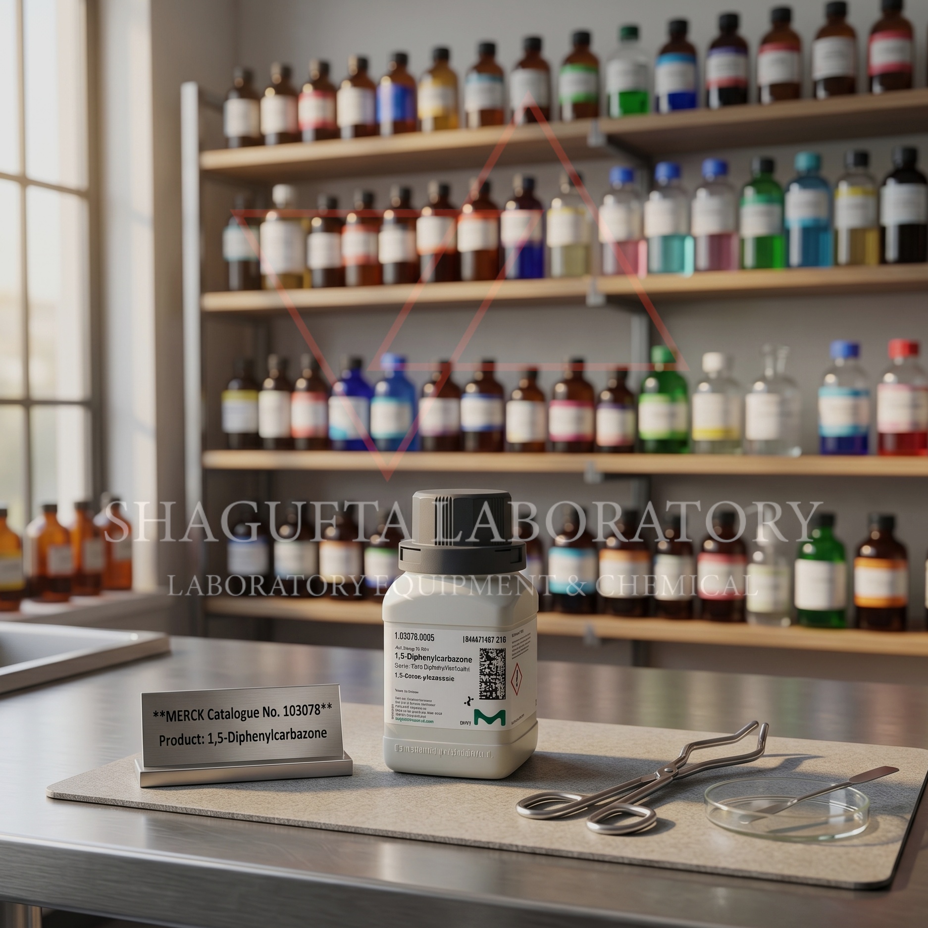 1,5-Diphenylcarbazone ACS Reag. Merck 1.03087 merupakan reagen analitik laboratorium berkualitas tinggi yang digunakan untuk analisis kimia, pengujian logam, penelitian laboratorium, dan quality control industri. Produk original Merck dengan kemurnian tinggi dan stabilitas optimal untuk kebutuhan laboratorium profesional.