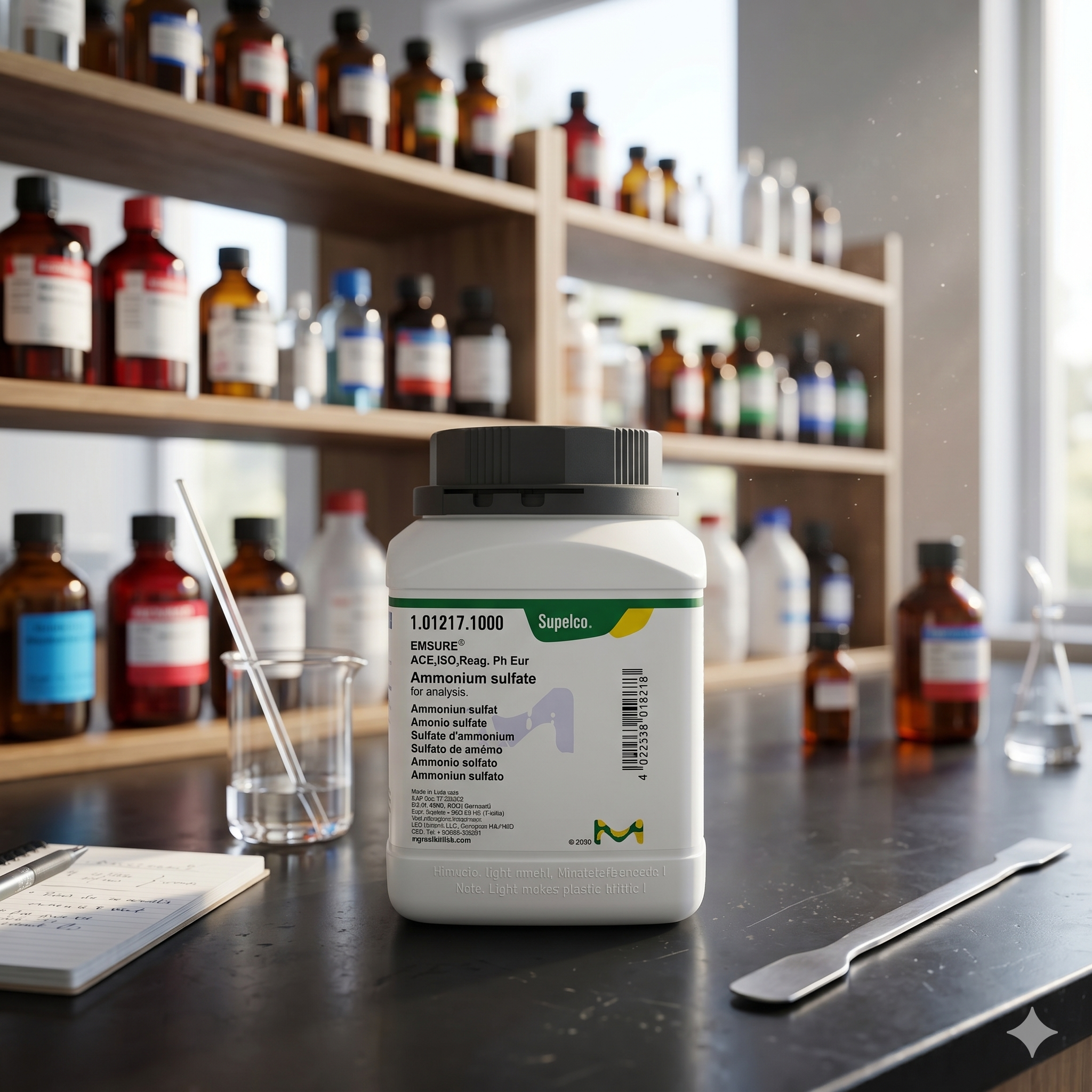 Ammonium Sulfate EMSURE ACS ISO Reag Ph Eur Supelco Merck 101217 1GR (REPACK)