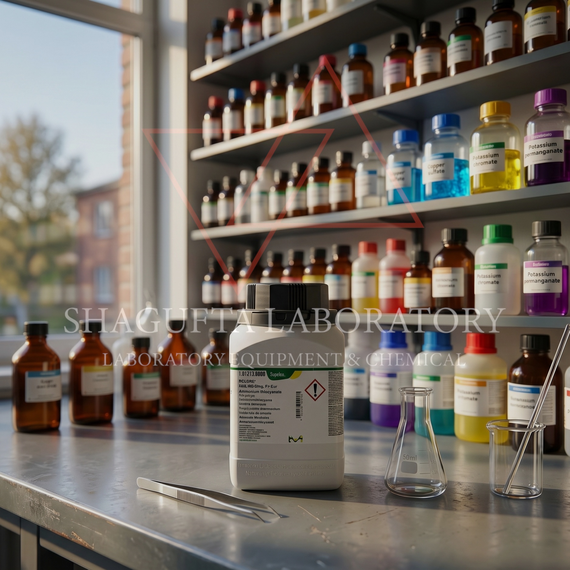 Ammonium Thiocyanate EMSURE ACS ISO Reag. Ph Eur dari Supelco Merck merupakan bahan kimia laboratorium berkualitas tinggi untuk kebutuhan analisis, quality control, penelitian, pendidikan, dan aplikasi industri. Cocok digunakan sebagai reagen analitik dengan kemurnian tinggi dan hasil pengujian yang konsisten.