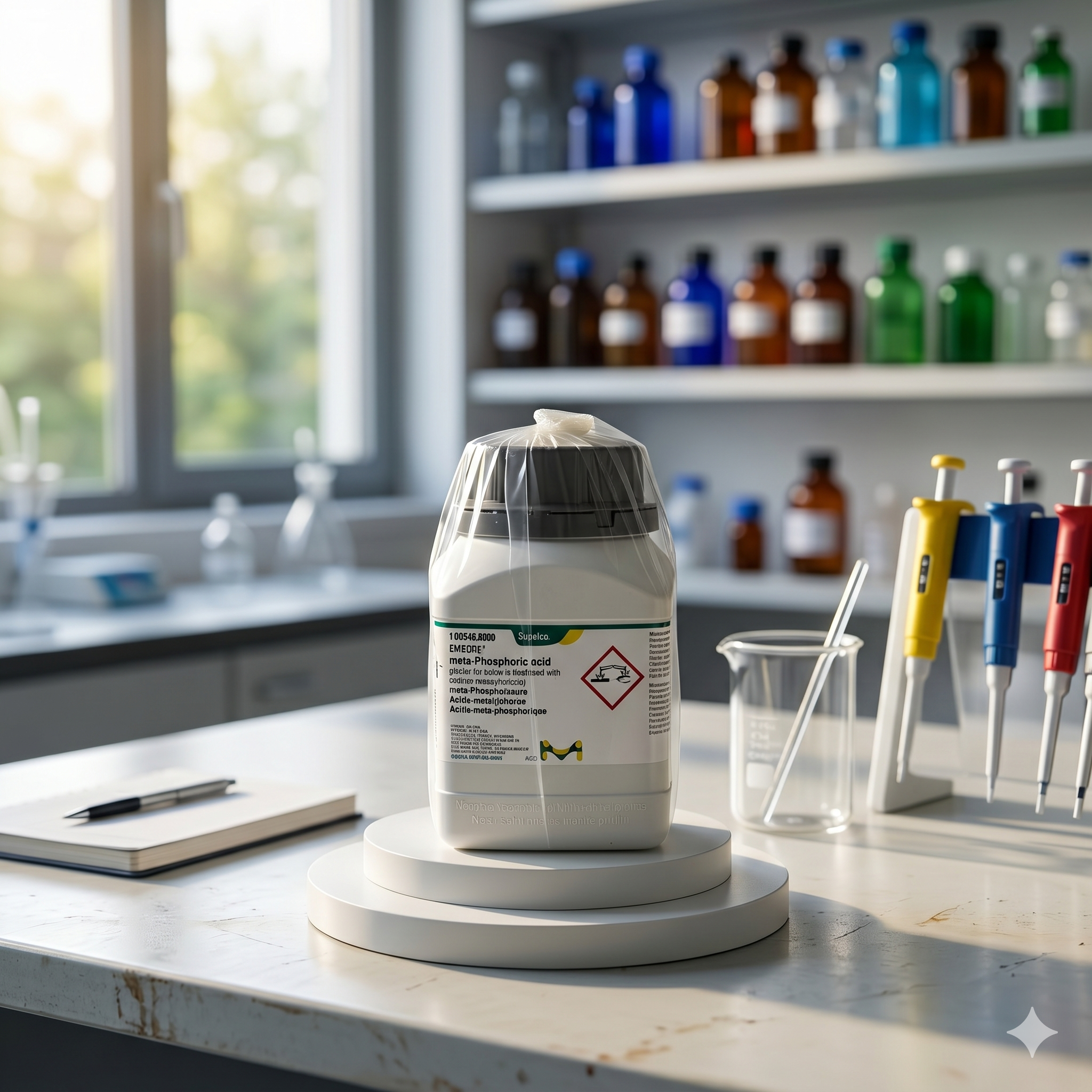 Meta-Phosphoric Acid EMSURE 1GR Merck 100546 for Analysis – Reagent Analytical Grade Laboratorium (REPACK)
