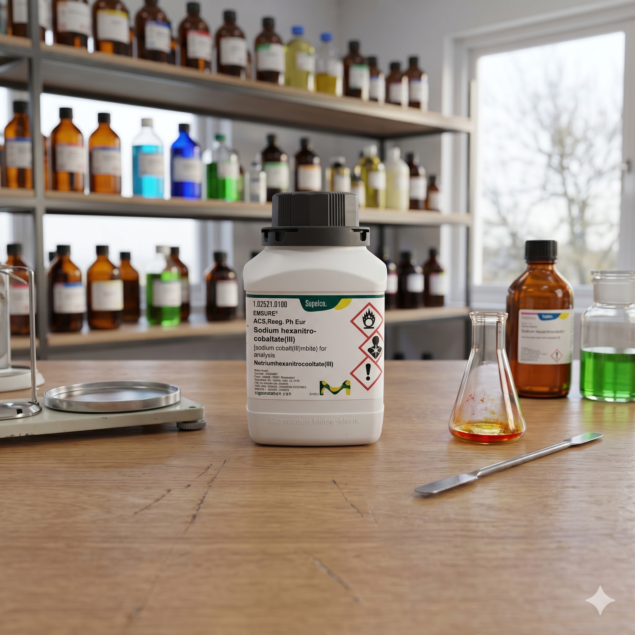 Sodium Hexanitrocobaltate(III) EMSURE ACS Reag Ph Eur Supelco Merck 102521 250g - Gambar 2