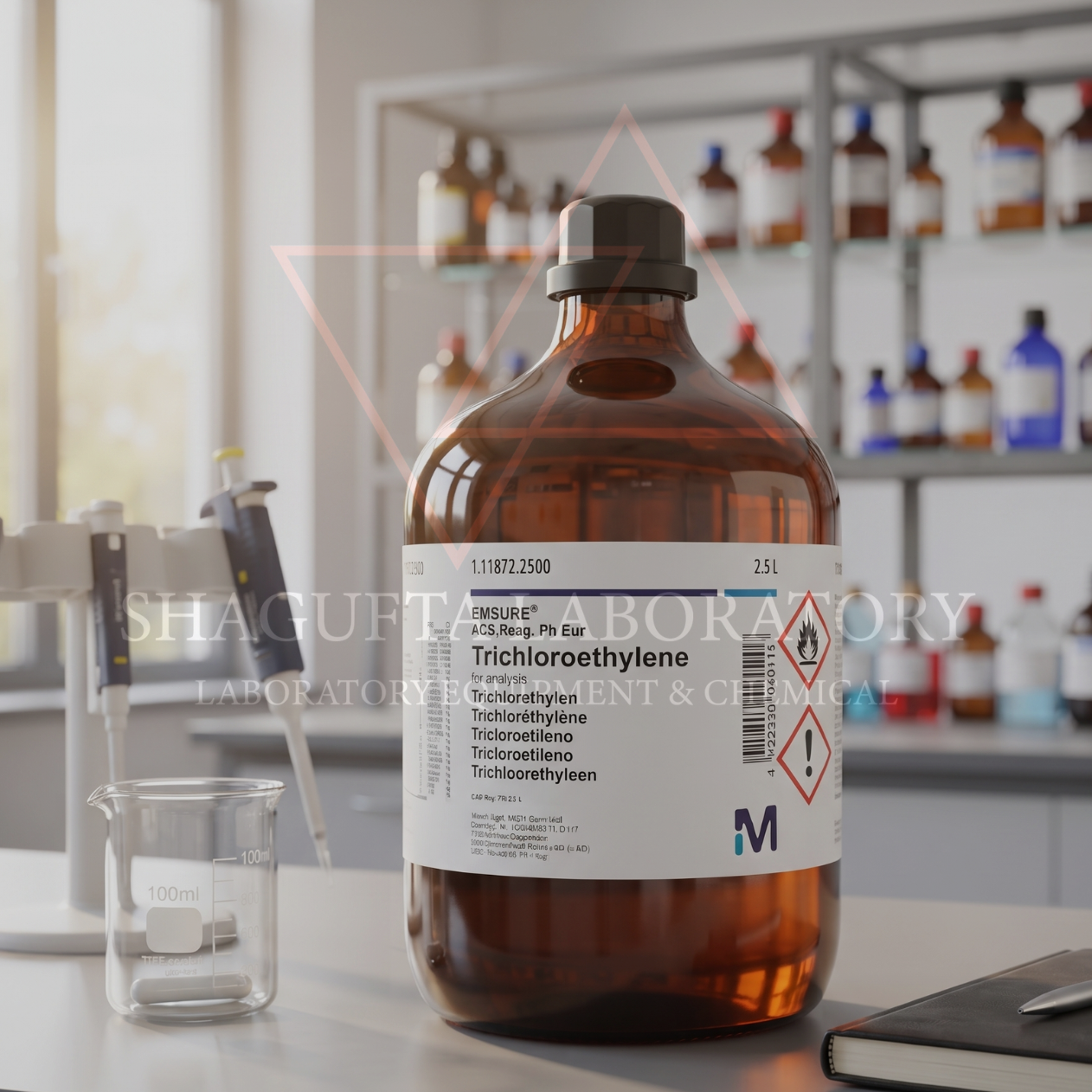Trichloroethylene FOR ANALISYS / C2HCl3 111872 2.5L / TRIKLOROETAN UNTUK ANALISIS / CAS : 79-01-6