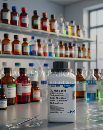 Merck EMSURE® 100382 DL-Malic Acid 250 g Grade ACS, ISO, Reag. Ph Eur – Asam DL-Malat / DL-Malic Acid / DL-Hydroxysuccinic Acid / Racemic Malic Acid