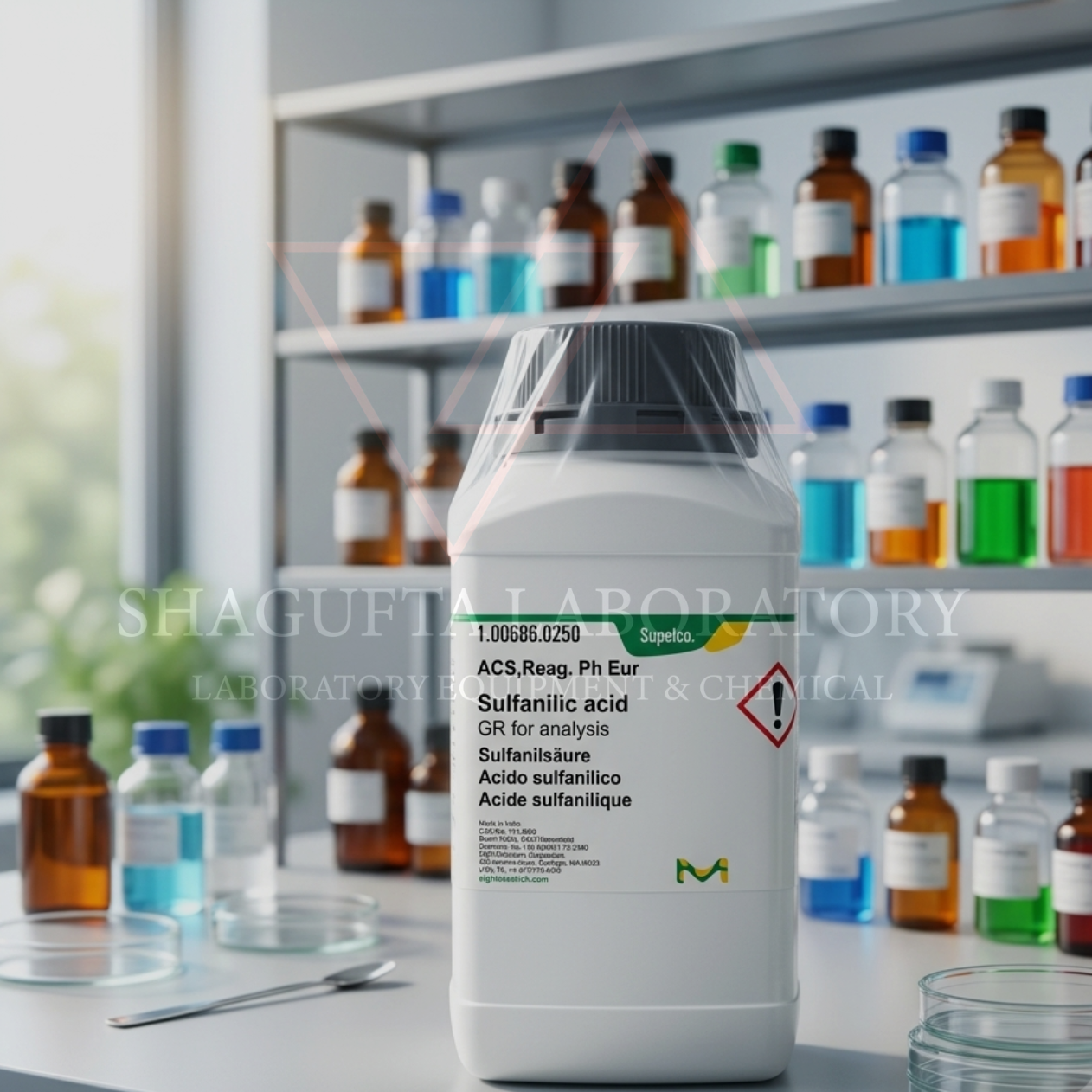 Sulfanilic Acid GR for Analysis Merck 100686 250g – ACS Reag Ph Eur Analytical Grade