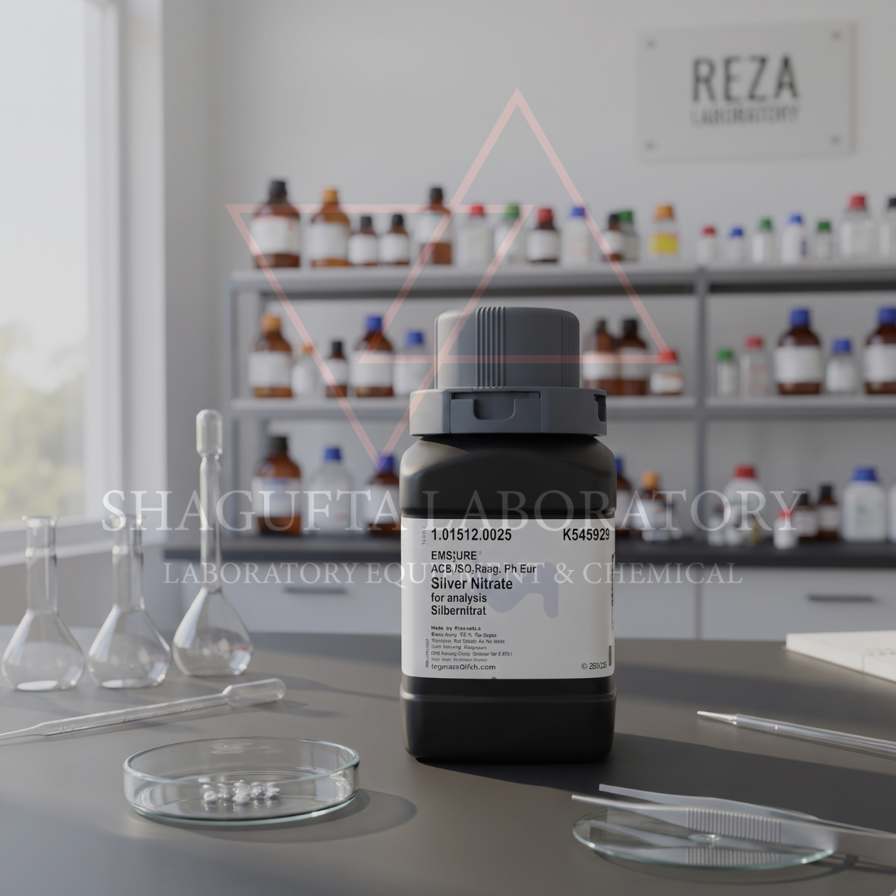 Silver Nitrate EMSURE ACS ISO Reag Ph Eur Merck 101512 25g Original Reagen Laboratorium