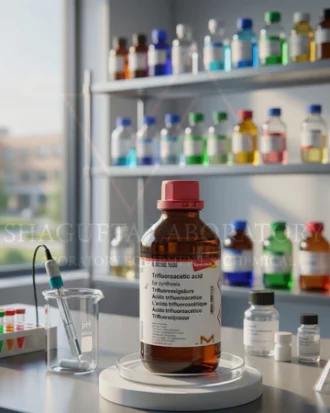 TRIFLUOROACETIC ACID 50ML 808260 | SHAGUFTA LABORATORY | Reagen Kimia untuk Sintesis Organik, HPLC & Penelitian (REPACK)