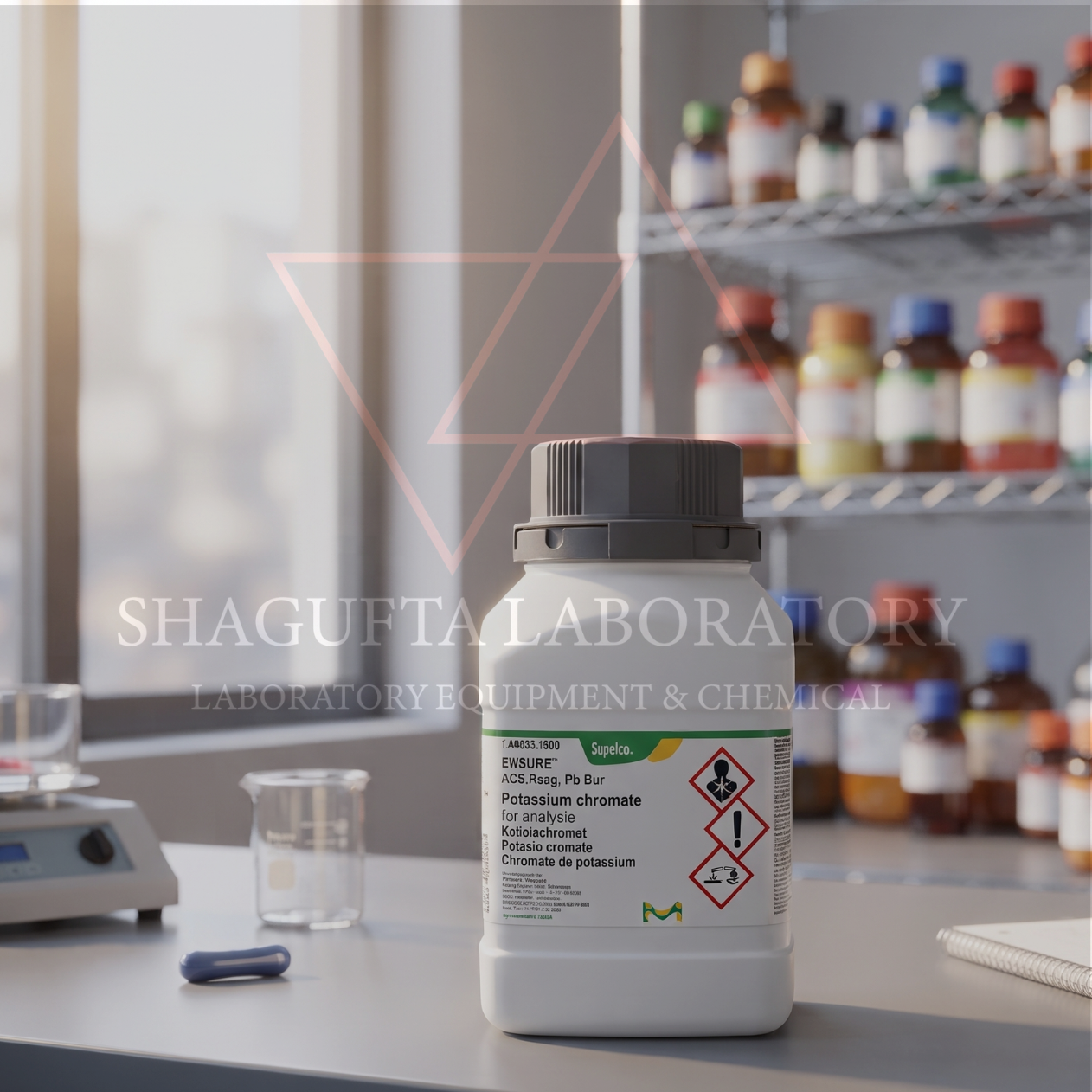 KALIUM CHROMATE FOR ANALISYS 1KG104952 / KALIUM KROMAT / K₂CrO₄ MERCK