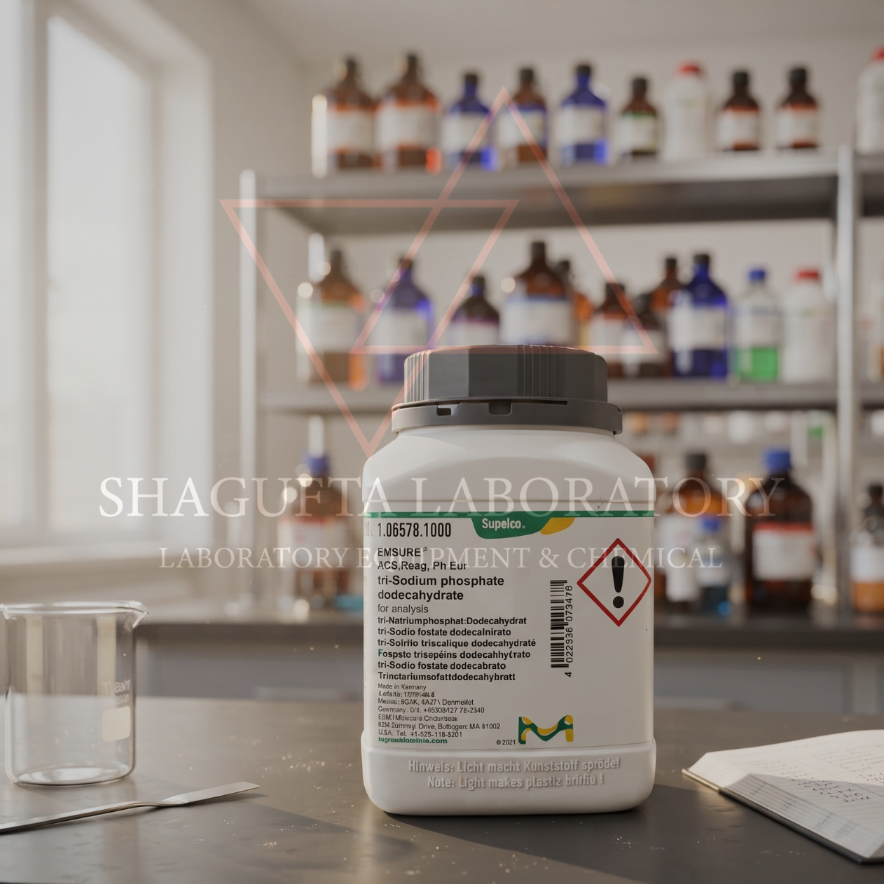 TRI-NATRIUM PHOSPHATE DODECAHYDRATE FOR ANALISYS 1KG 106578 / TRI NATRIUM PHOSPHAT DODECAHIDRAT MERCK