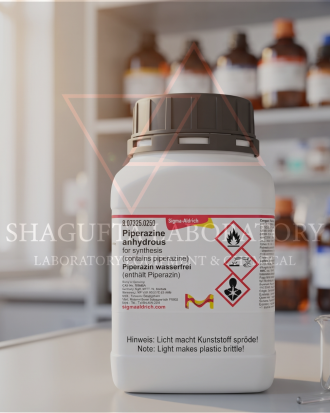 Merck 807325 Piperazine Anhydrous 250gr Grade for Synthesis – Piperazina Anhidrat / Piperazine Anhydrous (C₄H₁₀N₂)