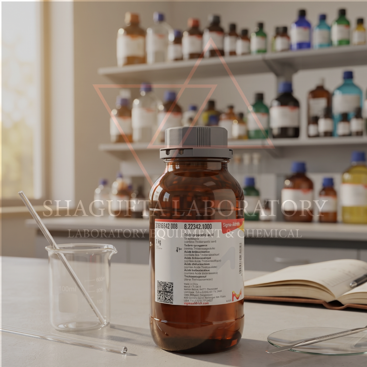 Merck 822342 Trichloroacetic Acid 1kg Grade for Synthesis – Asam Trikloroasetat / TCA / Trichloroethanoic Acid (C₂HCl₃O₂)