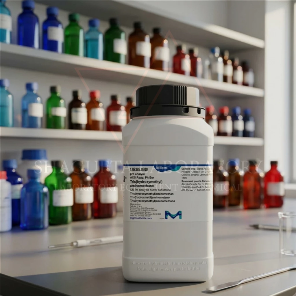 SHAGUFTA LABORATORY ACS Reag. Ph. Eur. 108382 – Tris(hydroxymethyl)aminomethane / TRIS Buffer / Trometamol 500 g