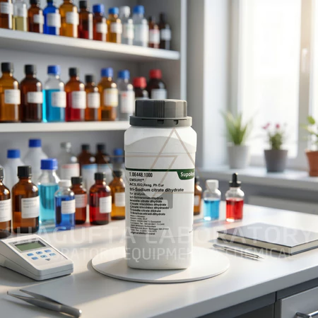 Merck EMSURE® 106448 Grade for Analysis – Tri-Sodium Citrate Dihydrate 50GR / Trisodium Citrate Dihydrate / Natrium Sitrat Tribasa Dihidrat / Sodium Citrate Dihydrate / Citric Acid Trisodium Salt Dihydrate / Na₃C₆H₅O₇·2H₂O (REPACK)